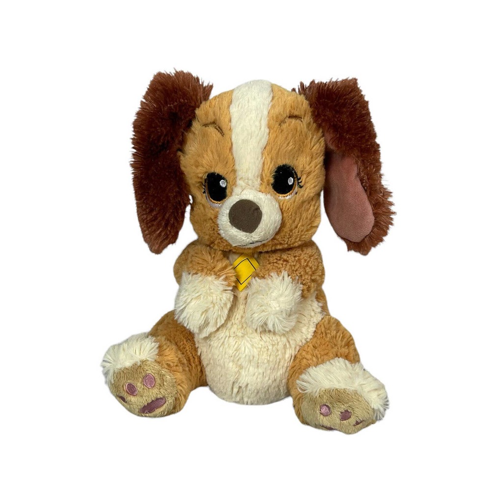 Disney Lady And the Tramp "Lady" Puppy Dog Plush Sitting Up 9" Height